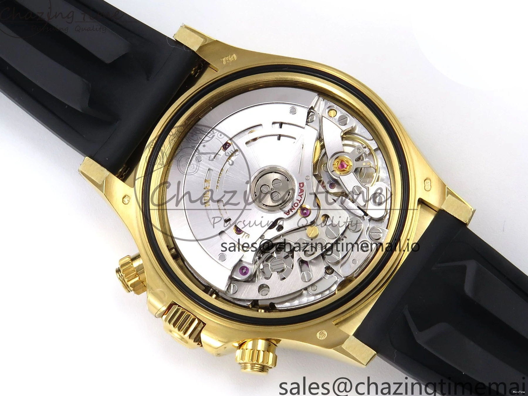 MiroTime 0901 Daytona 116518 VSF 1:1 Best Edition 904L Steel YG Dial on Oysterflex Strap DD Sustainable 1003